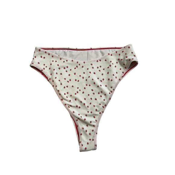 Frankie's Bikinis x Gigi Hadid Terry High Waisted Bikini Bottoms Womans XXL - Picture 2 of 6